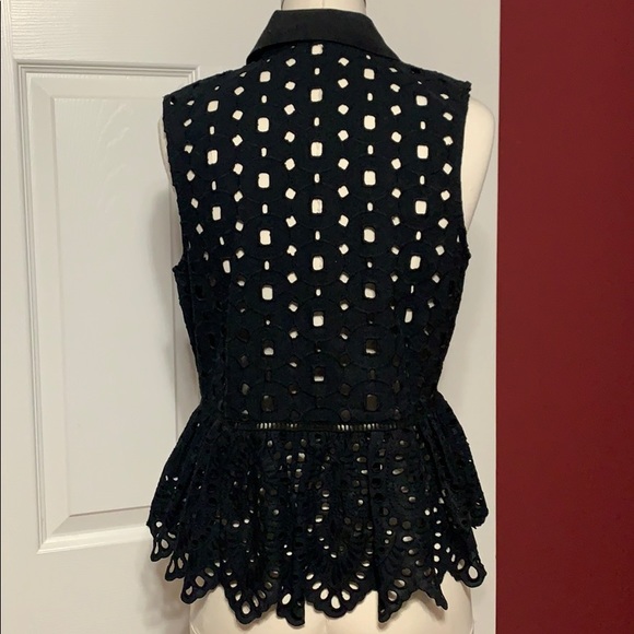 Madewell Eyelet Mix Top - Picture 2 of 5